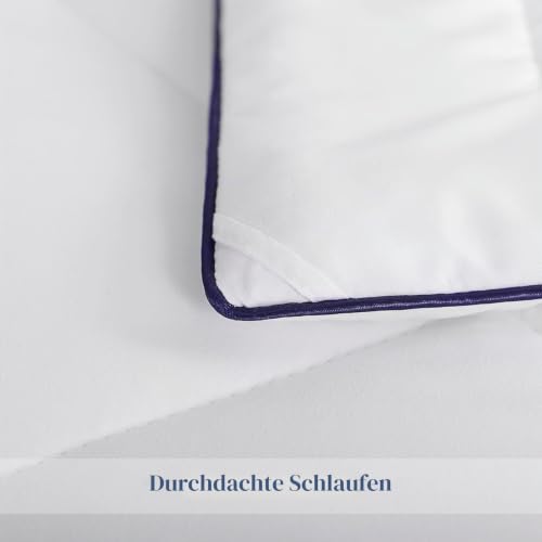 Aisbo Sommer Bettdecke 155x220 Sommerdecke Leicht, 150GSM Füllung Weiß – Ansicht 7