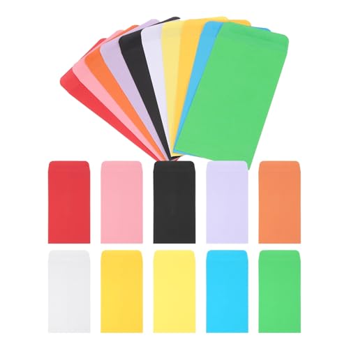 Sachets pour budget et économies | 200 Enveloppes pour argent PATIKIL 10 couleurs
