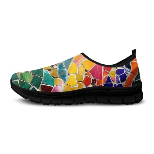 Image of Women's Loafers Slip On Slip Shoe Casual Walking Shoes Non Slip Work Shoes Mesh Athletic Sneakers
