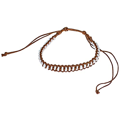 Image of BlueRica Adjustable Puka Shell Bracelet