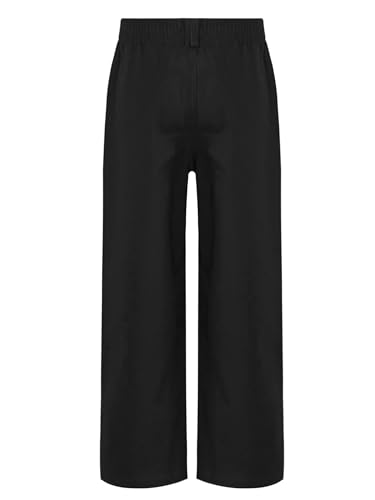 Boy's School Uniforms Mid Waist Elastic Waistband Pants Dress Pants2