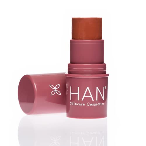 Han Skincare Cosmetics Vegan, Cruelty-Free, Clean 3-In-1 Multistick For Cheeks, Lips, Eyes, Toasted Nutmeg | 0.20 Oz #TOP3