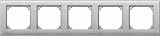 M-PLAN-Rahmen Merten 486560 M-PLAN-Rahmen, 5fach, aluminium