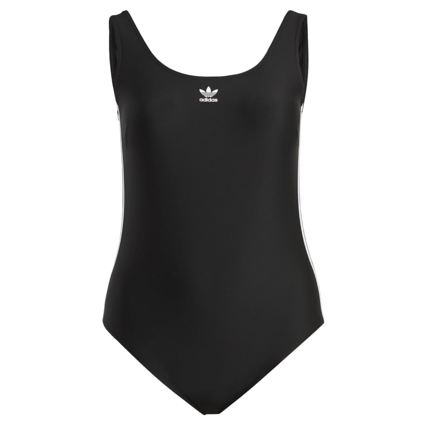 adidas Womens Adicol 3S One Piece Swimsuit Casual Swimwear Casual - Black2