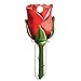 Lucky Line Key Shapes, Rose, House Key Blank KW/11, 1 Key (B107K)