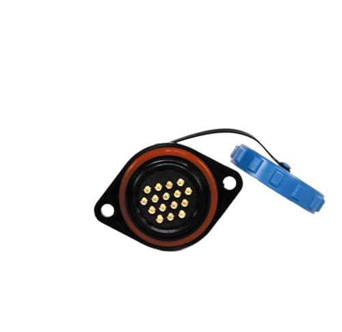 Conector aeronáutico SP29 con asiento biselado de 16 núcleos