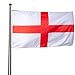 KliKil Bandera Inglés Grande - 1 Bandera de Inglaterra para Balcon, Bandera Inglaterra para Exterior Jardin y Mastil, England Flag - 90x150 cm