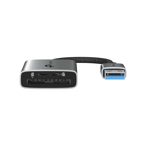 TP-Link SD Card Reader, High-Speed USB 3.0 to SD & microSD (UA430) | Aluminum Dual Slot Memory Card Reader for Laptop & More, Supports 2TB SD/SDHC/SDXC/microSD/microSDHC/microSDXC/TF Cards - image 8