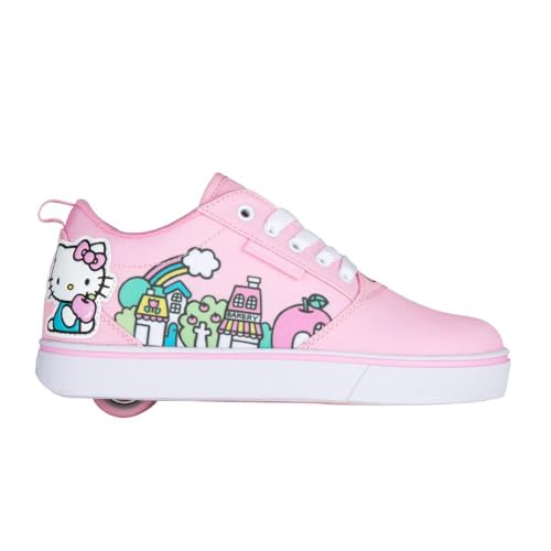 HEELYS Girls Hello Kitty Pro 20 (Little Big Kid/Adult) Wheeled Heel Shoe, Pink/White, 72