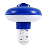 DvBCNMe Dosierschwimmer, 5 Inch Pool Chlor Schwimmer, Pool Dosierschwimmer, Dosierschwimmer Pool für Chlortabletten, Pool Tabletten Schwimmer, Chlordosierer für Pool, Spas, Springbrunnen, Wasserpark