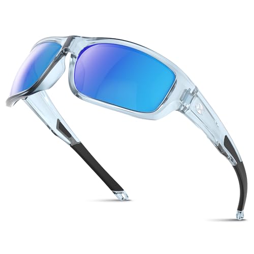 suoso Sports Polarized Sunglasses for Men: Women UV400 Protection Wrap Around Sun Glasses for Fishing Golf Running Driving
