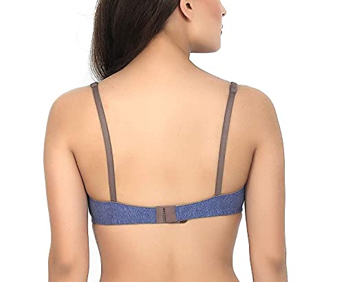 Image of STXXOR F-6 Regular Women' Cotton Export None Wired Bra Combo Pack of 6 for Everyday uses Bra (Multicoloured)