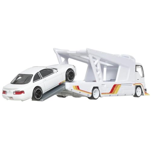 Hot Wheels Auto Transportador Japan Double Decker Hauler miniatura 3