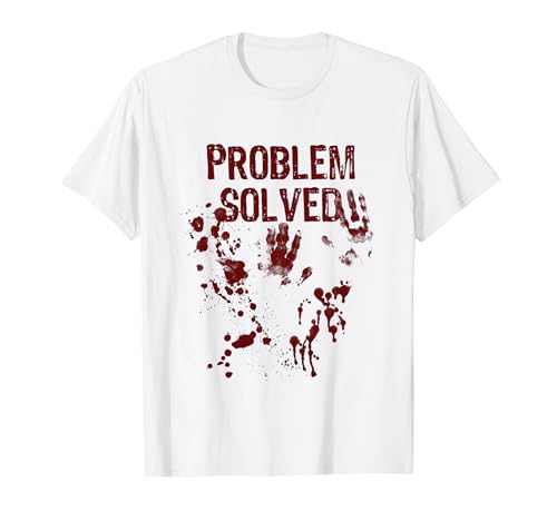 Problema Resuelto Sangre Halloween Camiseta