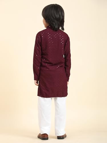 Image of Pro-Ethic Style Developer Boys Cotton Kurta Pajama For Kid's Ethnic Wear | Cotton Kurta Pajama (S-227)