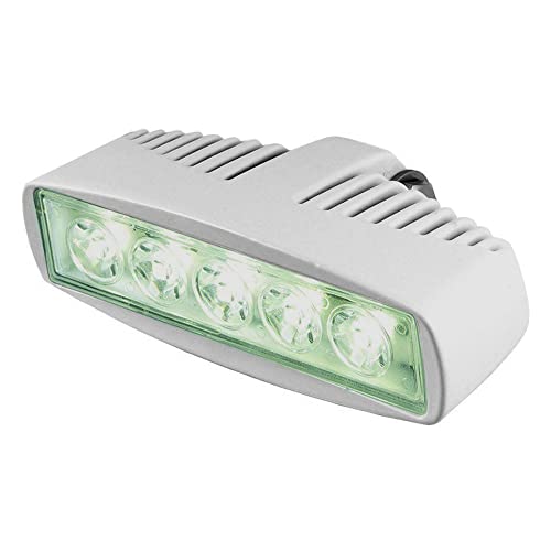 T-H Marine LED Super Spreader Light - Super High Intensity 5 LED Flood Lights Cover Entire Boat Deck - IP67 Waterproof Rating, High Lumen Output, Long Life (White),LED-51914-DP