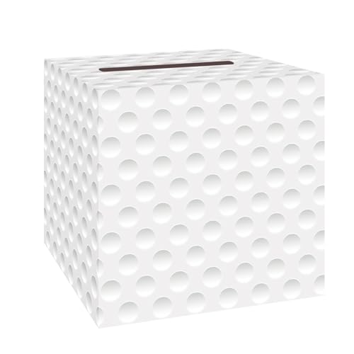 Golf Card Box Sports Party Favors Post Box Cardboard Receiving Money Holder For Golf Theme Wedding Reception, Baby Showers, Anniversary, Birthday Party, Graduation Table Centerpiece Decorations