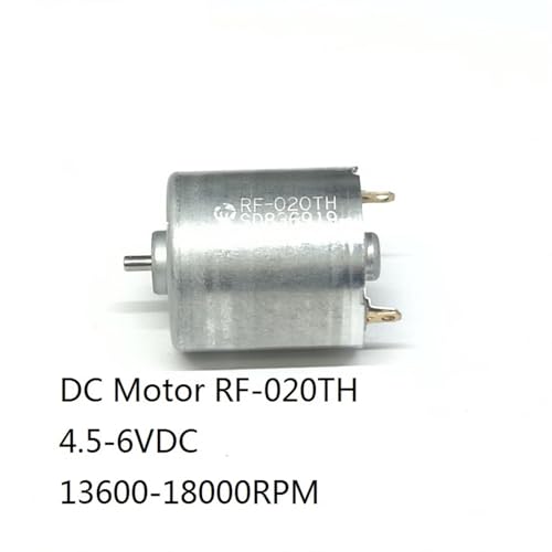 Micro moteur courant continu RF-020TH 4.5V 6V pour petit robot DIY - 2