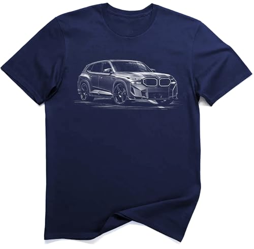 Bimmer XM G09 2023 Camiseta SUV Hibrido Moderno (L, Azul)