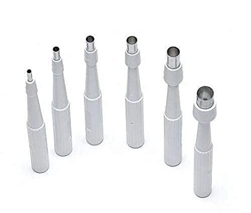 Scientific Labwares Disposable Punch Biopsy with Protective Cap, 6.0mm, Sterile, Single Punch Blade, Indivdually Packed (Box of 10)