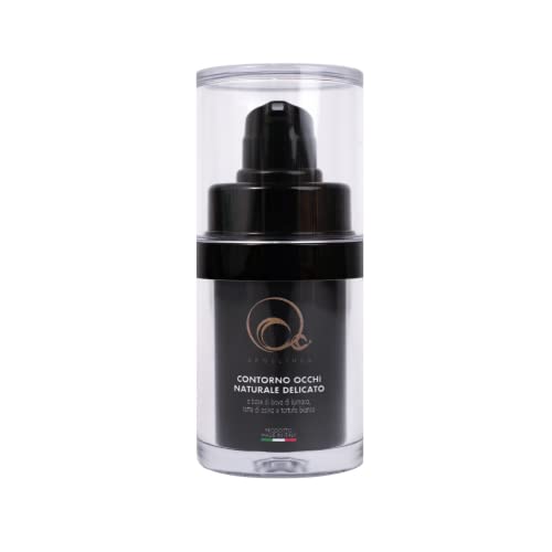 Apollinea Contorno de ojos antiarrugas con baba de caracol, trufa blanca, centella asiática y leche de burra, 100% Made in Italy (15 ml)