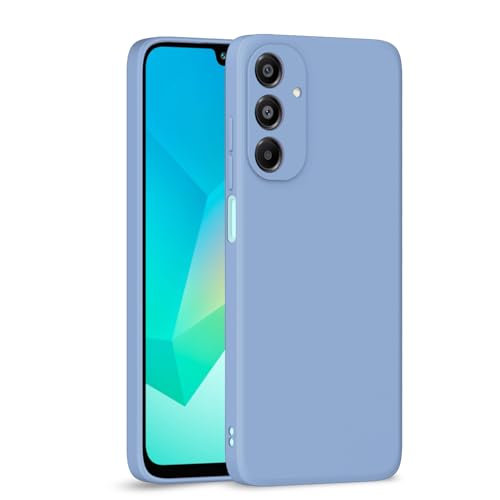 Image of Outlouders Back Cover for Samsung Galaxy A16 5G | Camera Protection | Durable Soft Matte Silicone Bumper Case (Aqua Blue)