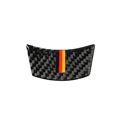 Autocollant en fibre de carbone pour volant compatible avec BMW E60 2004-2010 520Li 523Li 525Li (fibre de carbone C) Cover