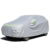Favoto Copertura Auto Esterno Impermeabile - Telo Copriauto in PEVA+Cotone Anti UV Vento Polvere con Cerniera Compatibile con Mazda CX-3 Ford Puma per SUV Fino a 445cm