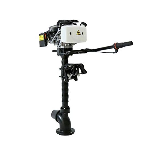 4 CV 4 tiempos, motor fuera de borda para barcos, motor de refrigeración por viento, motor fueraborda de alto rendimiento, motor de gasolina, motor fueraborda para barcos de pesca, kayak 55cc 1,4L