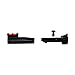 Williams Adjustable Front/Rear Fiber Optic Sight Set (70960), Black, Compatible with New Model Single-Six
