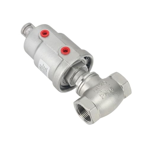 Vanne à soupape pneumatique 3/4" DN20 double effet en acier inoxydable