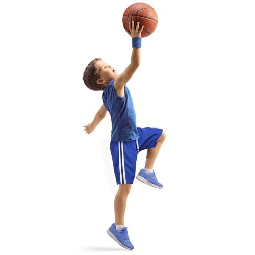 Poroka 5 Pack Toddler Kids Boys' Mesh Shorts Quick Dry Athletic Shorts with Drawstring Boys Basketball Running Shorts3