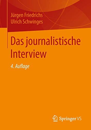 Das Journalistische Interview [German] 3531199978 Book Cover