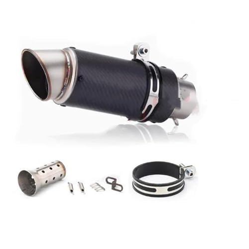 に適合するヤマハ MT-07 MT07 MT-09 MT09 51mm/60mm マフラーエスケープチューブ サイレンサーアクセサリー オートバイの排気管(カラー15,60mm)