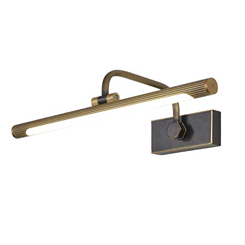 Preisvergleich Produktbild LED Badezimmer Messing Spiegel Schrank Licht Bild Make-up Beleuchtung Badezimmer Wandleuchte, einstellbarer Winkel Badezimmer Zubehör, einfache Installation für den Innenbereich