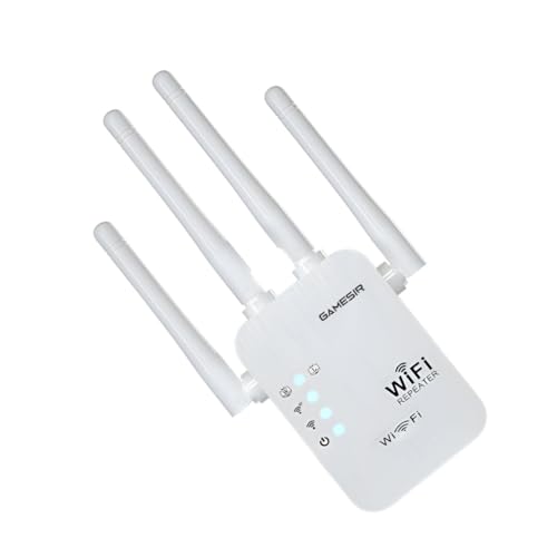 Image of GameSir WiFi Repeater 300Mbps Wireless Range Extender | 4 High-Gain Antennas | WiFi Signal Booster for Home, Office, | Supports WPS, AP & Repeater Mode (4)