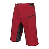 O'NEAL | Mountainbike-Hose | MTB Mountainbike DH Downhill FR Freeride | Atmungsaktiv, Lasergeschnittene Belüftungsöffnungen, Aktiver Schnitt | Pin It Shorts | Erwachsene | Rot Orange | Größe 28/44