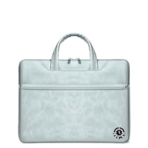 Multifunctional Laptop Messenger Bag 13 14 Inch Lightweight Slim Protective Case for Women Men Ideal for Office College or Everyday Use Fits LG Gram Huawei MateBook ASUS VivoBook Acer Spin Colour Blue