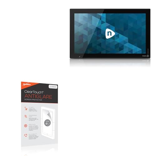 BoxWave Screen Protector Compatible with Nixplay Signage 21.5 in S21A - ClearTouch Anti-Glare (2-Pack), Anti-Fingerprint Matte Film Skin