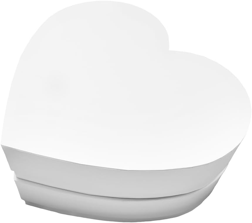Empty Heart Shaped Gift Box Strawberry Packaging(2pcwhite)