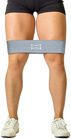 Sling Shot Grippy Hip Circle Fabric Resistance Band for Exercising – Lower Body Activation with Interior Rubber Strips (Level 2 Tension)