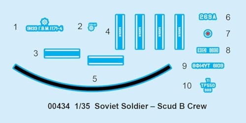 Trumpeter 00434 Soviet Soldier Scud B Crew jeu de modélisme