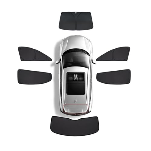 �ԗp�E�B���h�E�T���V�F�[�h �̂��߂� Buick GL6 2018-2021, �v���C�o�V�[�ی� �T�C�h�T���V�F�[�h �Ռ��V�F�[�h �ԑ����悯, �f�M ���O�� UV�J�b�g �Ռ� ���� ����h�~,6PCS [���s�A���i]