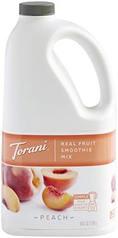 Torani Real Fruit Peach Smoothie Mix, 64 fl oz