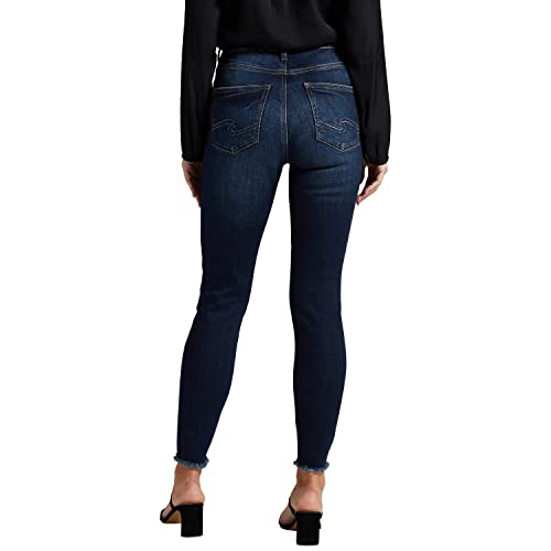 Silver Jeans Co. Women's Avery High Rise Curvy Fit Skinny Jeans-Legacy3