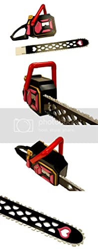 Mtxc Lollipop Chainsaw Cosplay Juliet Prop Toy Weapons Chainsaw Black #TOP6