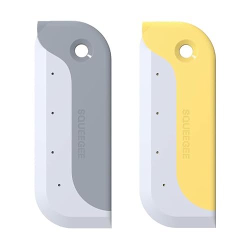 Amouy Small Rubber Squeegee(2 Pack) Kitchen Sink Squeegee for Countertops and Dishes.Multi-Purpose for Vanity Tops Bathroom Mirrors Car Windows and Side Mirrors