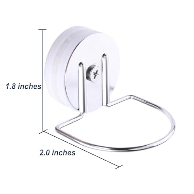 Magnetic Dish Wand Holder for Stainless Steel Kitchen Sink, Keep Sponge or Bristle Brush Neat in The Sink, SUS 304 Stainless Steel Dish Sponge Organizer, Silver 1 Pack