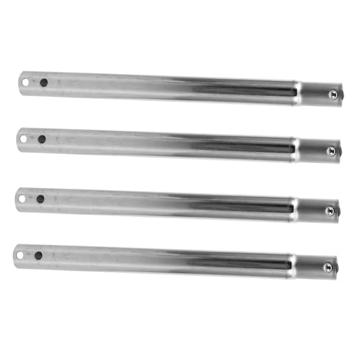 POPETPOP 4pièces Poêle Acier Inoxydable Allongés Lot Pour Poêle De Tente De Camping De Rechange Réparation