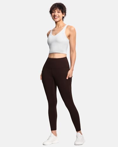 Image of THE GYM PEOPLE Womens' Sports Bra Longline Wirefree Padded with Medium Support
